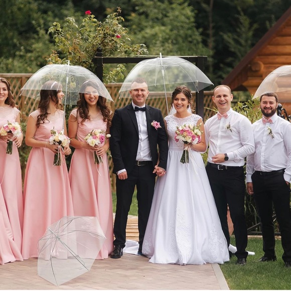 16 Pcs Clear Bubble Umbrellas, NWT - Picture 5 of 6